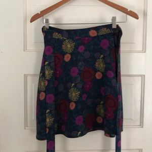 American Apparel floral wrap skirt